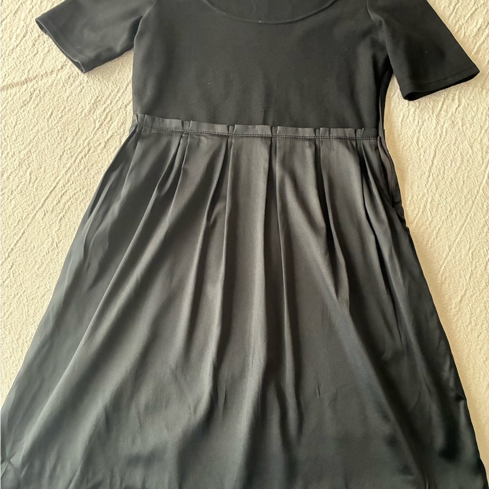 Theory Black Midi Dress